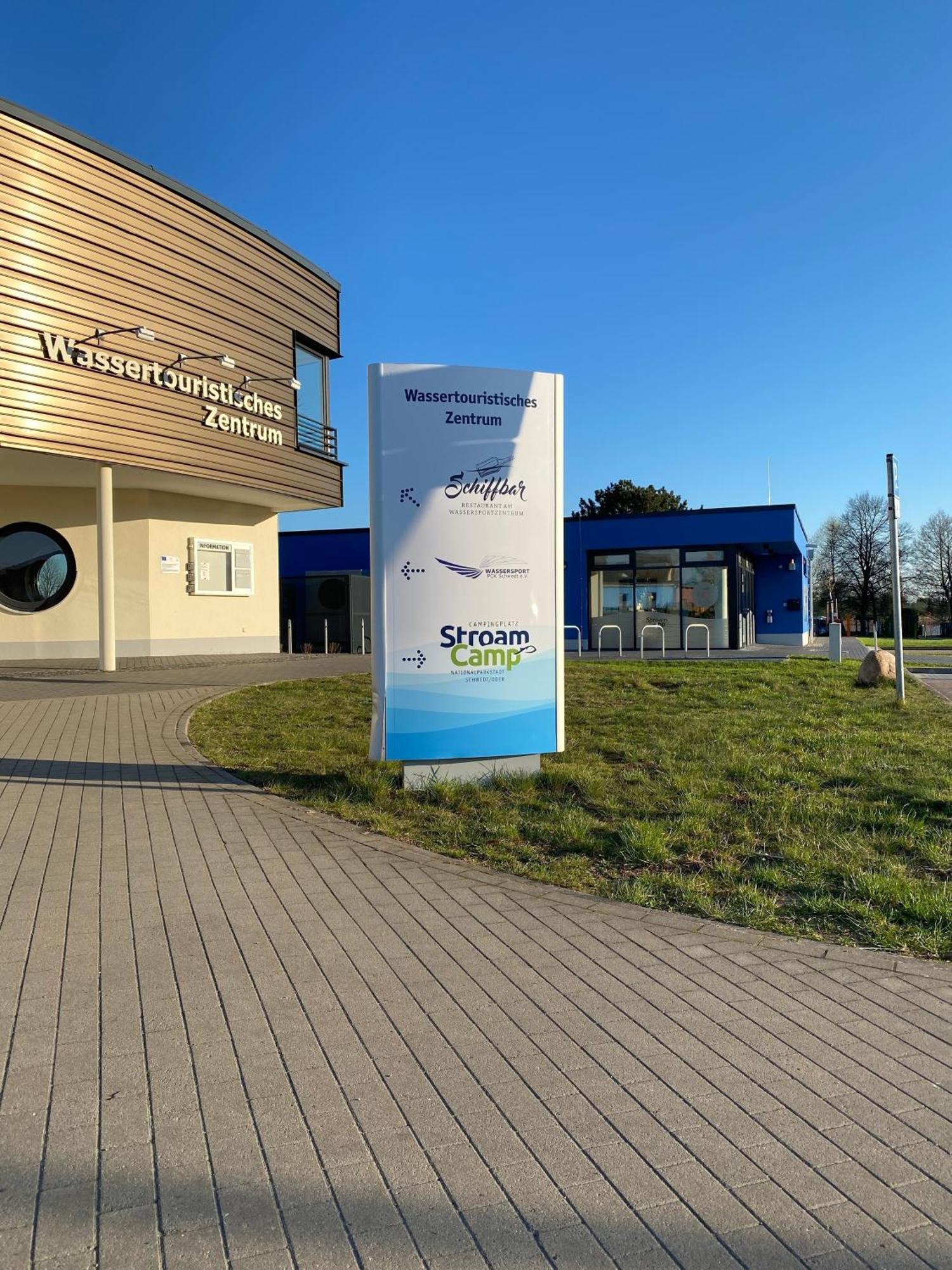 Apartamento Stroamcamp Schwedt Exterior foto